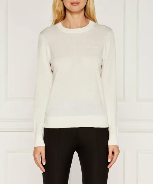 Шерстяной свитер Regular fit Armani Exchange, бежевый 
Шерстяной свитер Regular fit Armani Exchange, бежевый