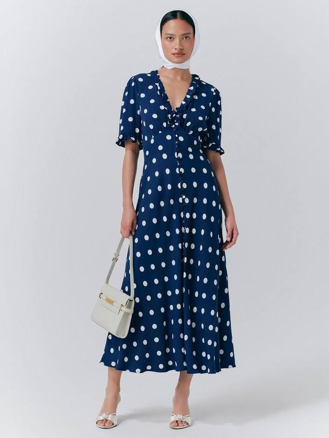 Платье Saffie в горошек Ghost, Blue/Multi
Платье Saffie в горошек Ghost, Blue/Multi