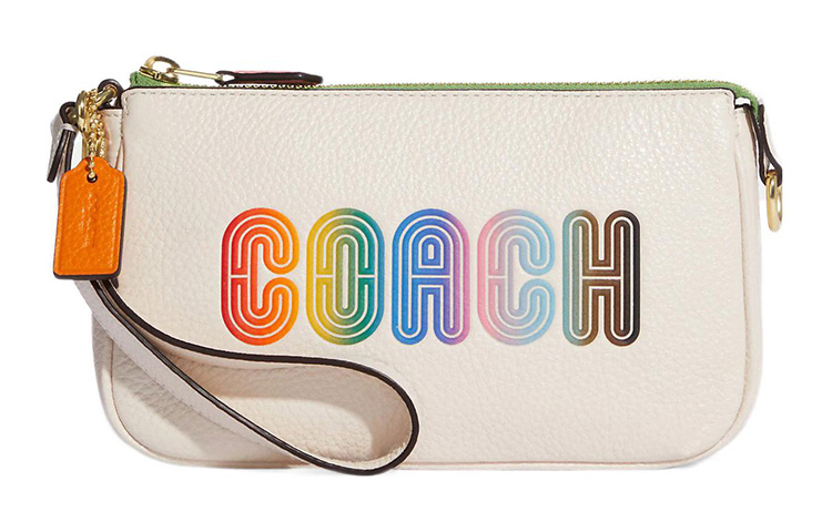 Нолитская кожаная сумочка, плечевая сумка, клатч маленького размера женская белая COACH
Нолитская кожаная сумочка, плечевая сумка, клатч маленького размера женская белая COACH