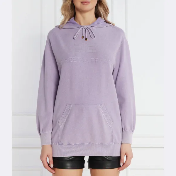 Толстовка оверсайз Elisabetta Franchi, лавандовый
Толстовка оверсайз Elisabetta Franchi, лавандовый