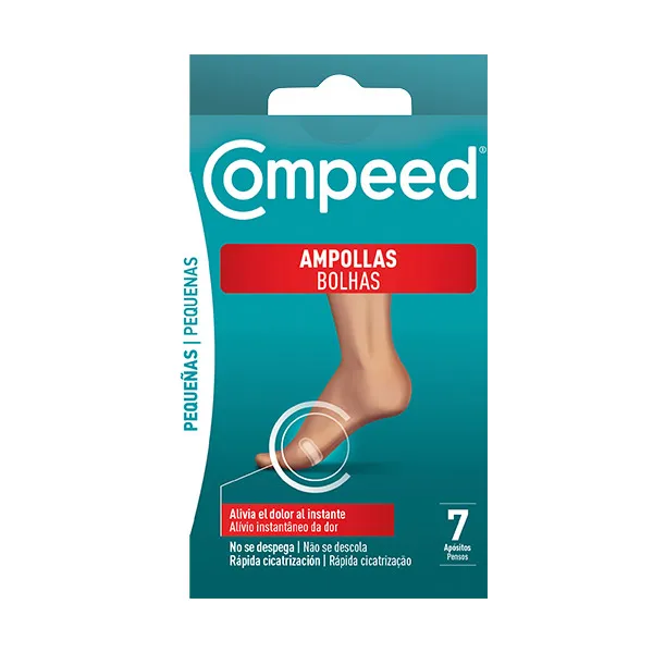 Мгновенно снимает боль Apósitos Ampollas Pequeñas Compeed, 7 UD 
Мгновенно снимает боль Apósitos Ampollas Pequeñas Compeed, 7 UD
