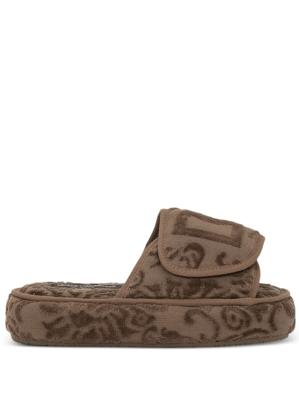 Слиперы с логотипом Dolce & Gabbana, коричневый
Слиперы с логотипом Dolce & Gabbana, коричневый