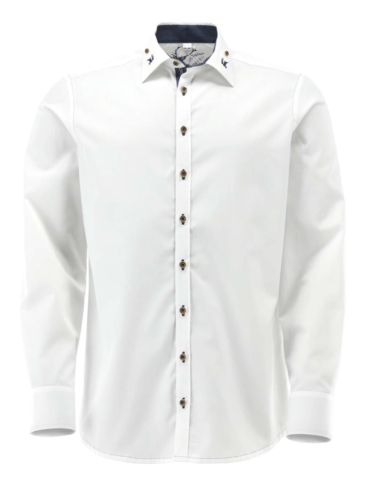 Традиционная рубашка Лутоо белого и средне-синего цветов OS-Trachten
Традиционная рубашка Лутоо белого и средне-синего цветов OS-Trachten