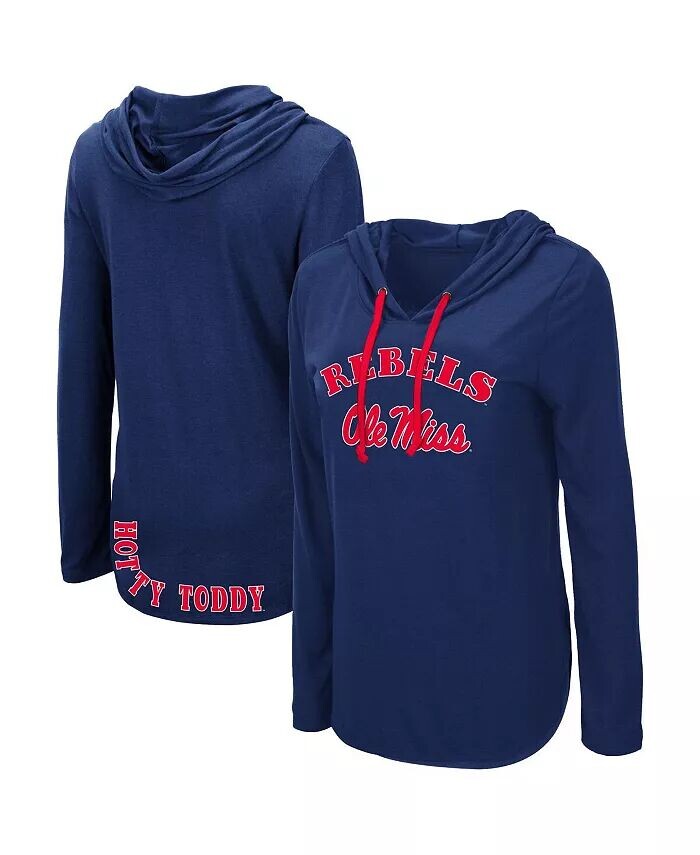Женская темно-синяя футболка Ole Miss Rebels My Lover с капюшоном и длинными рукавами Colosseum
Женская темно-синяя футболка Ole Miss Rebels My Lover с капюшоном и длинными рукавами Colosseum