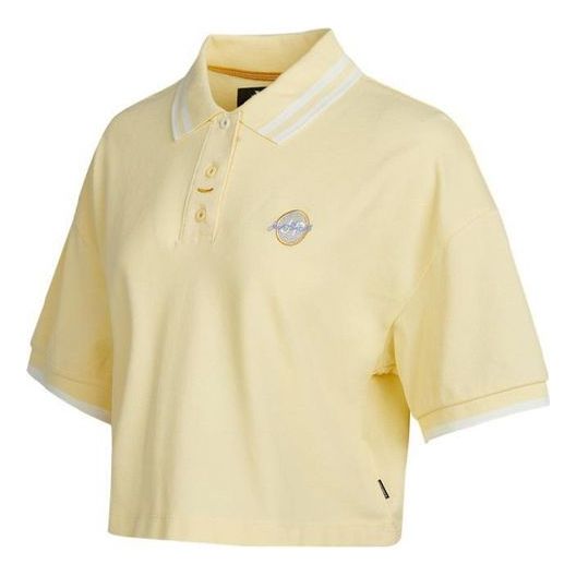 (WMNS) Короткая поло-рубашка Converse с логотипом Converse, кремово-желтого цвета
(WMNS) Короткая поло-рубашка Converse с логотипом Converse, кремово-желтого цвета