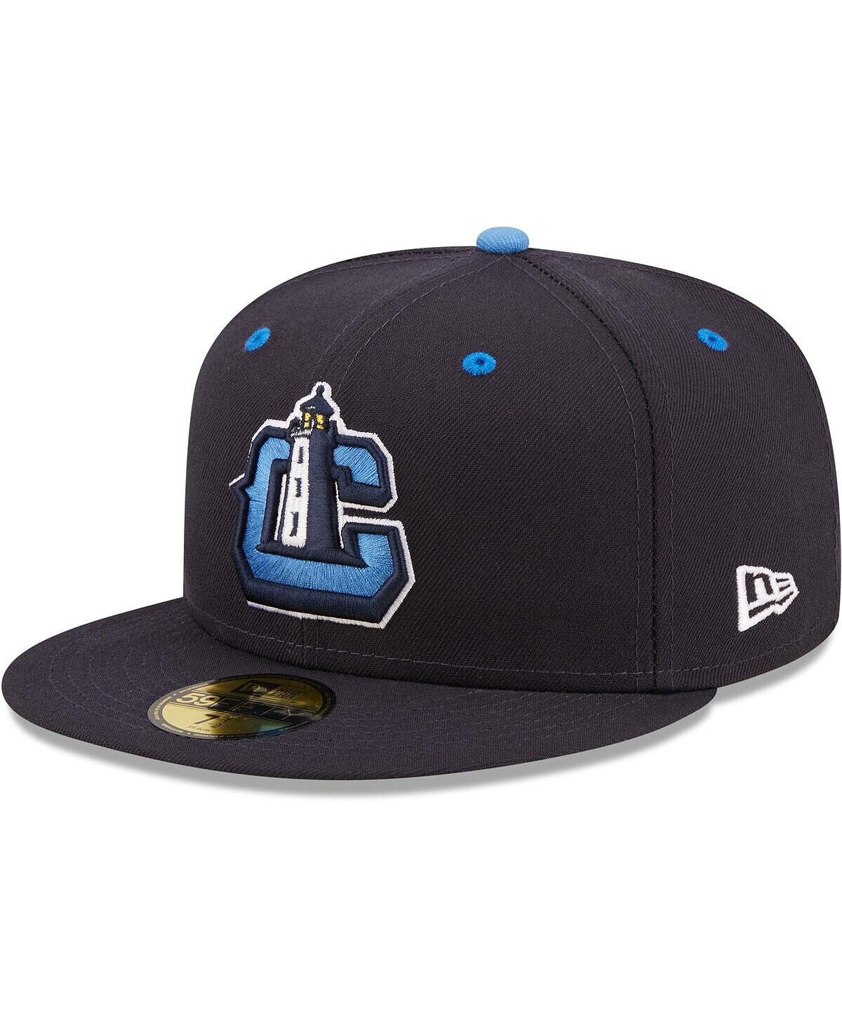 Мужская приталенная шляпа темно-синего цвета Lake County Captains Authentic Collection 59FIFTY New Era 
Мужская приталенная шляпа темно-синего цвета Lake County Captains Authentic Collection 59FIFTY New Era