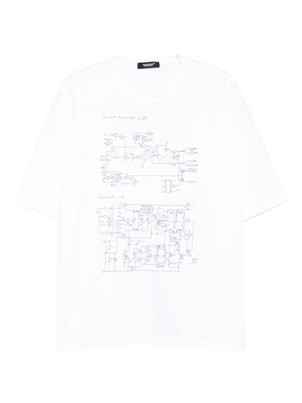 Футболка с графическим изображением схемы Undercover, белый
Футболка с графическим изображением схемы Undercover, белый