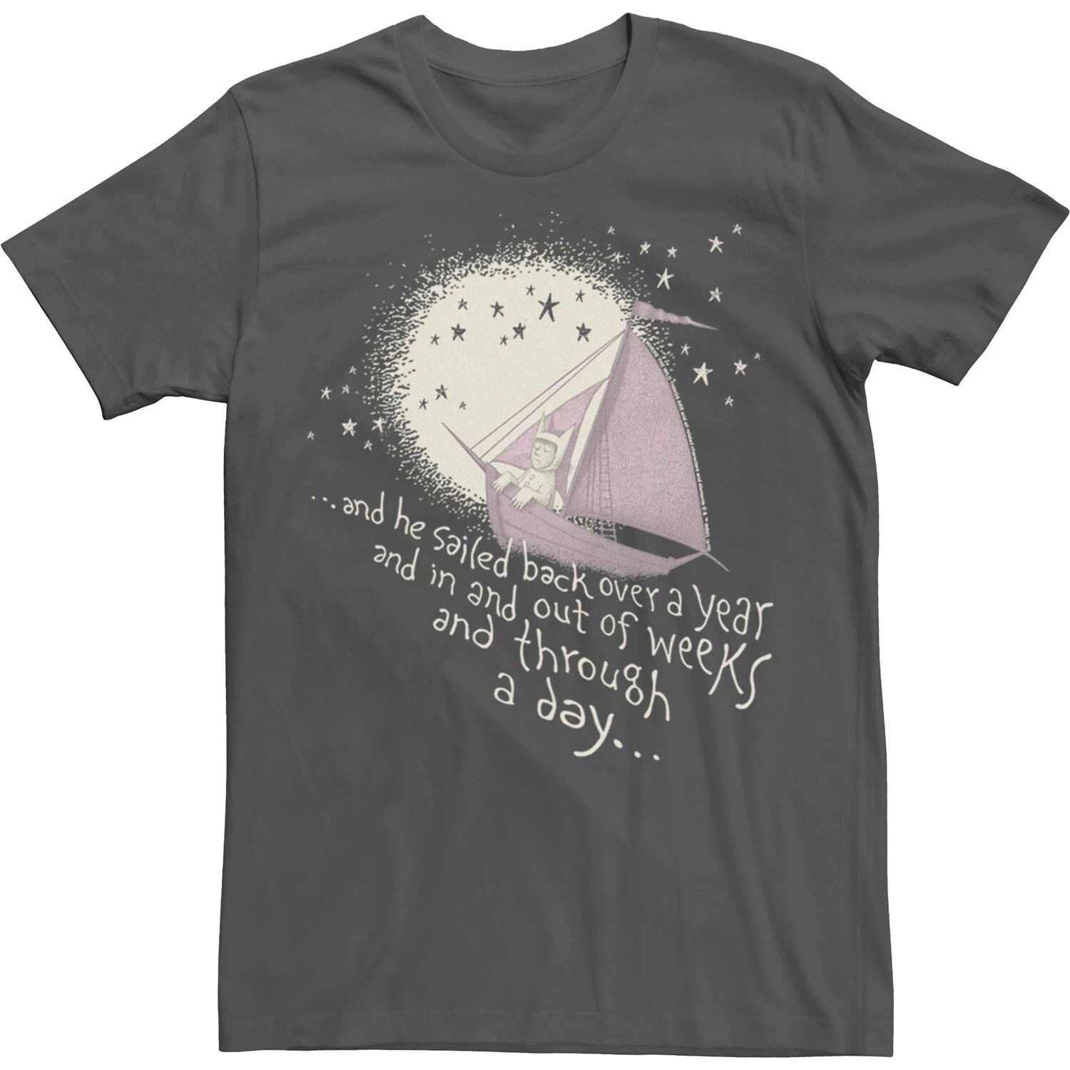 Мужская футболка с цитатой из фильма «Там, где живут дикие звери, и он плыл» Licensed Character
Мужская футболка с цитатой из фильма «Там, где живут дикие звери, и он плыл» Licensed Character