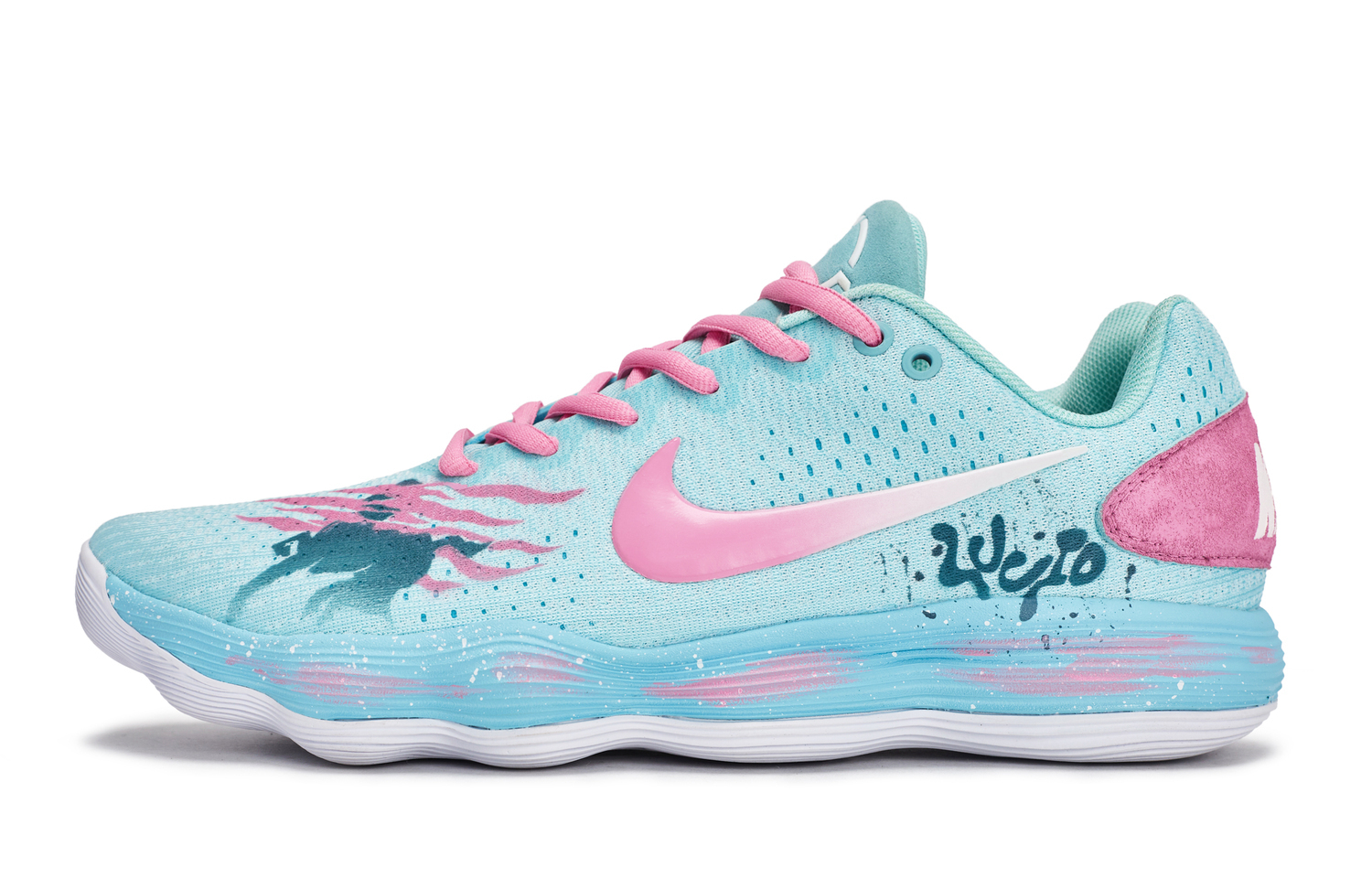 Nike Hyperdunk 2017 811 Manufacturing, Pink Dream Horse Slip Resistant Low top Basketball Shoes Men's Pink Blue
Nike Hyperdunk 2017 811 Manufacturing, Pink Dream Horse Slip Resistant Low top Basketball Shoes Men's Pink Blue