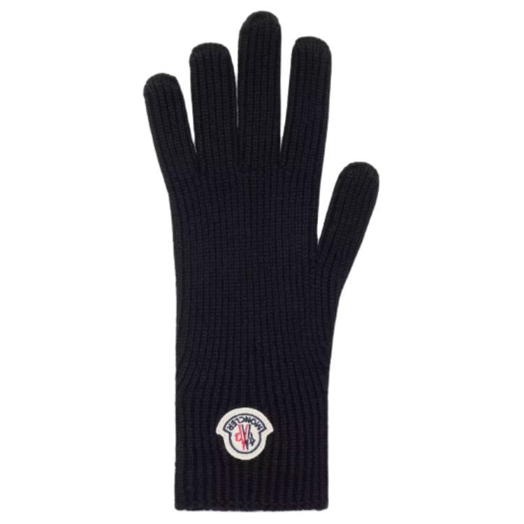 Вязаные перчатки с нашивкой логотипа Moncler, черный
Вязаные перчатки с нашивкой логотипа Moncler, черный