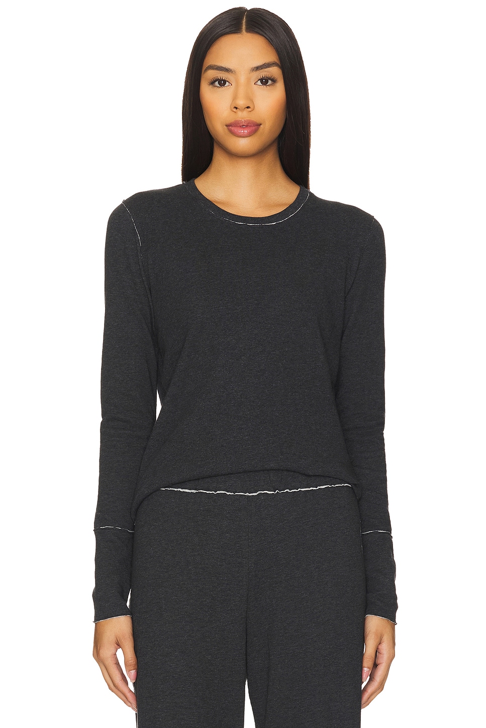 Двусторонний топ с длинными рукавами и круглым вырезом Goldie, серый
Двусторонний топ с длинными рукавами и круглым вырезом Goldie, серый