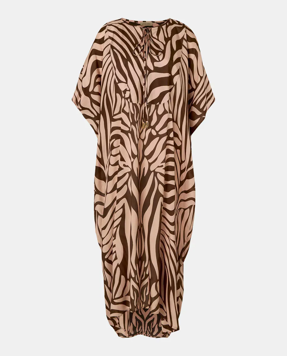 Женский кафтан с принтом зебры Latouche, коричневый
Женский кафтан с принтом зебры Latouche, коричневый