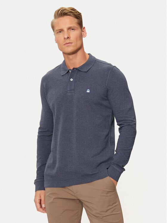 Рубашка поло стандартного кроя United Colors Of Benetton, синий
Рубашка поло стандартного кроя United Colors Of Benetton, синий