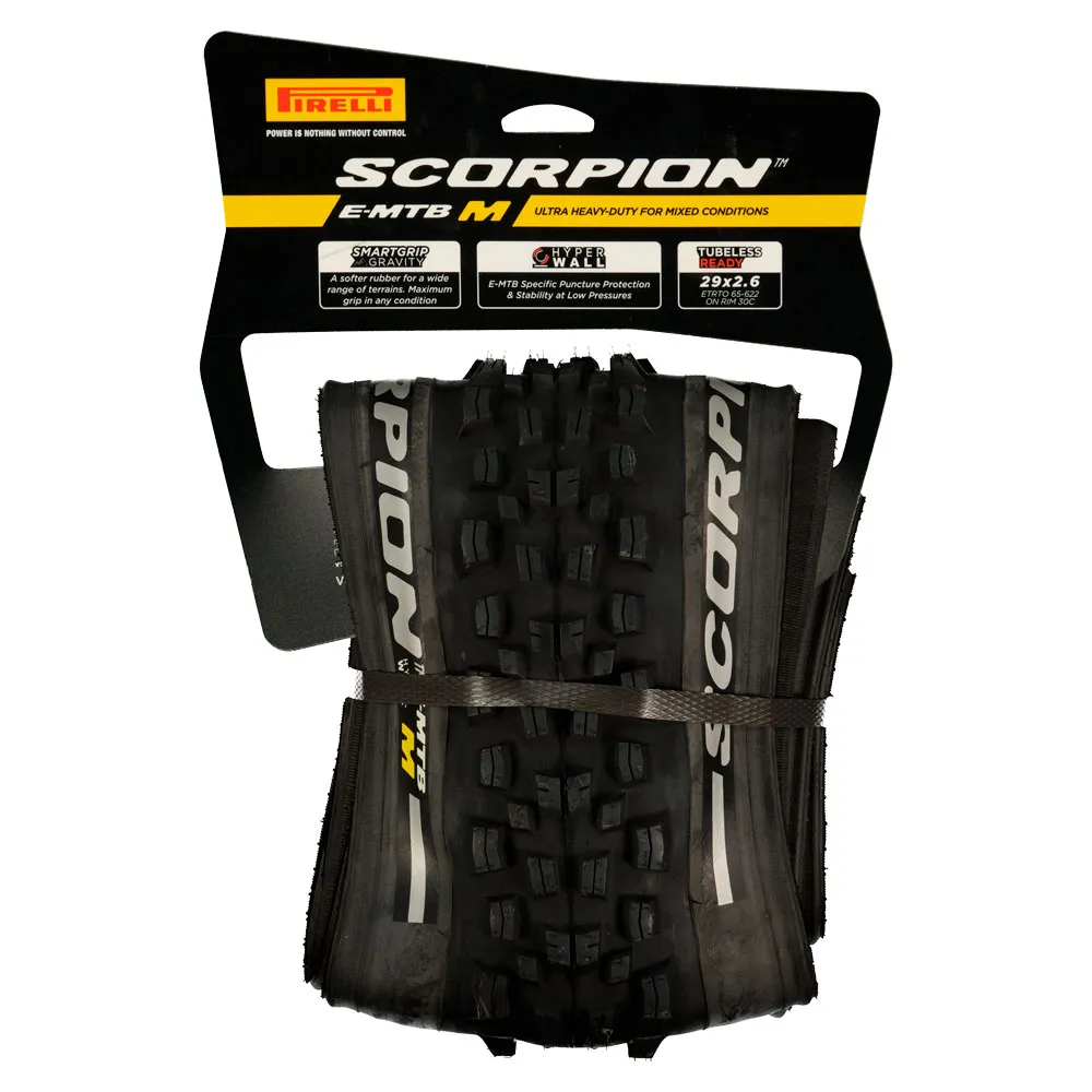 Шина для горного велосипеда Pirelli Scorpion E-Bike M Tubeless 29´´ x 2.60, черный
Шина для горного велосипеда Pirelli Scorpion E-Bike M Tubeless 29´´ x 2.60, черный