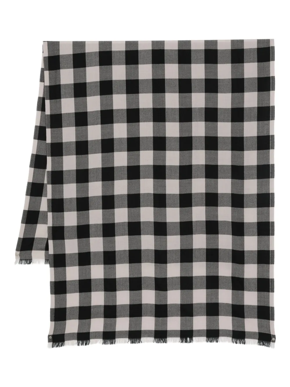 Клетчатый шерстяной шарф Rick Owens, черный
Клетчатый шерстяной шарф Rick Owens, черный