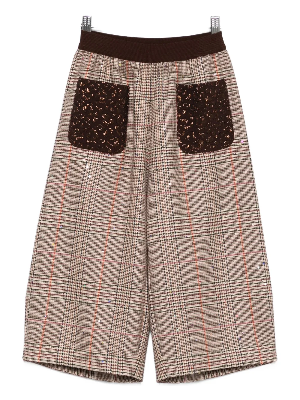 Брюки в клетку Mi Mi Sol, коричневый
Брюки в клетку Mi Mi Sol, коричневый