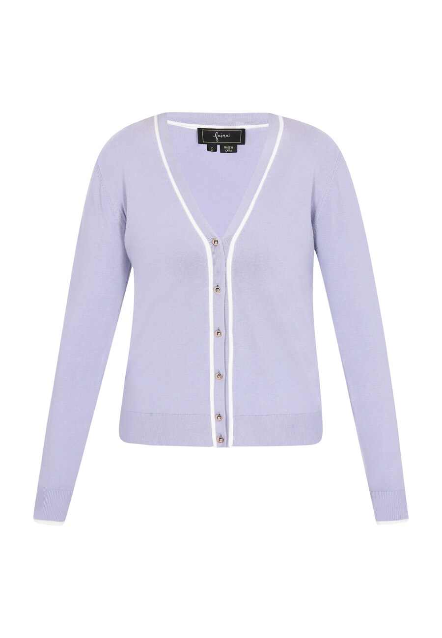 Вязаный кардиган faina Fashion Look, светло-фиолетовый
Вязаный кардиган faina Fashion Look, светло-фиолетовый