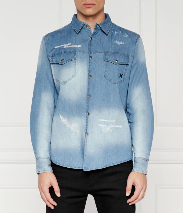 Джинсовая рубашка Никия Regular fit Richmond X, синий
Джинсовая рубашка Никия Regular fit Richmond X, синий