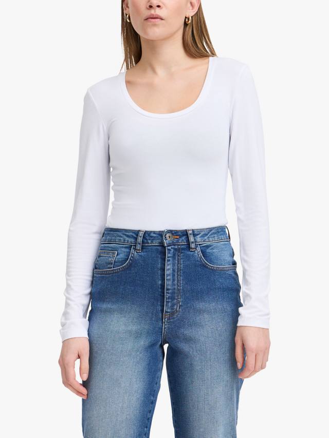 Топ с длинными рукавами Zola ICHI, White
Топ с длинными рукавами Zola ICHI, White