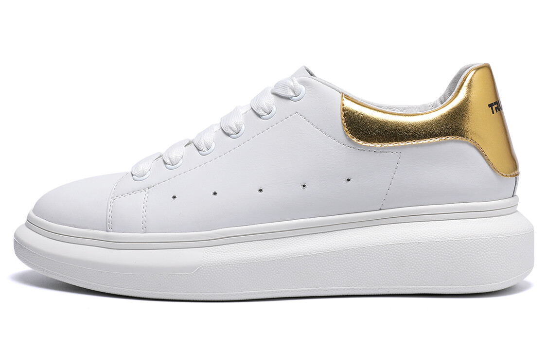 Кеды мужские, обувь для скейтбординга низкая белый/золотой Trumppipe
Кеды мужские, обувь для скейтбординга низкая белый/золотой Trumppipe