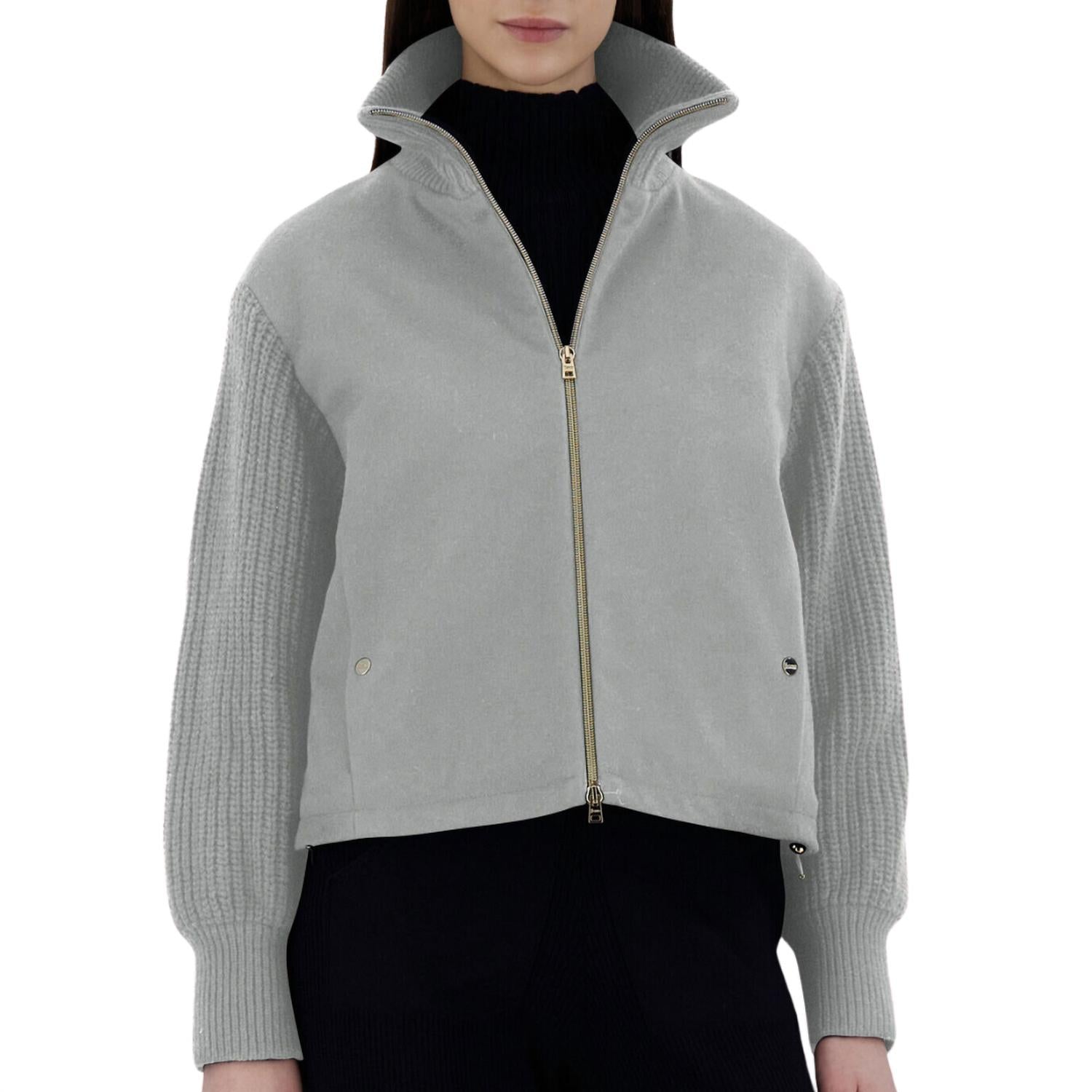 Бомбер из кашемира серый Herno
Бомбер из кашемира серый Herno