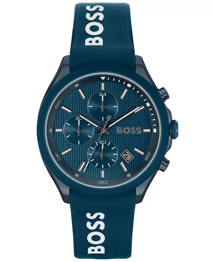 Мужские кварцевые модные часы Velocity Chronograph с синим силиконовым ремешком 44 мм Hugo Boss, Синий, Мужские кварцевые модные часы Velocity Chronograph с синим силиконовым ремешком 44 мм Hugo Boss
Мужские кварцевые модные часы Velocity Chronograph с синим силиконовым ремешком 44 мм Hugo Boss, Синий, Мужские кварцевые модные часы Velocity Chronograph с синим силиконовым ремешком 44 мм Hugo Boss