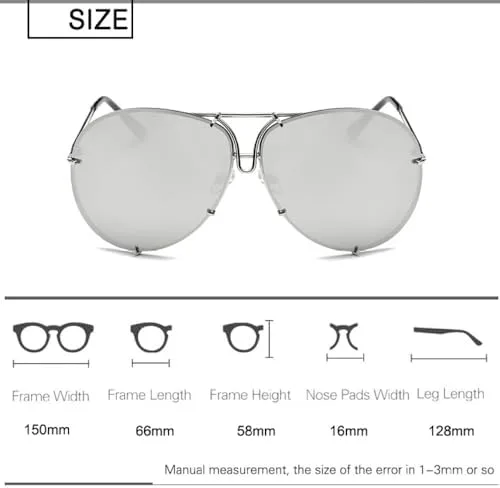 Большие солнцезащитные очки-маска для женщин, зеркальные металлические солнцезащитные очки, модные женские очки с защитой от УФ-излучения UV400 MTZJH, Gold-pink
Большие солнцезащитные очки-маска для женщин, зеркальные металлические солнцезащитные очки, модные женские очки с защитой от УФ-излучения UV400 MTZJH, Gold-pink