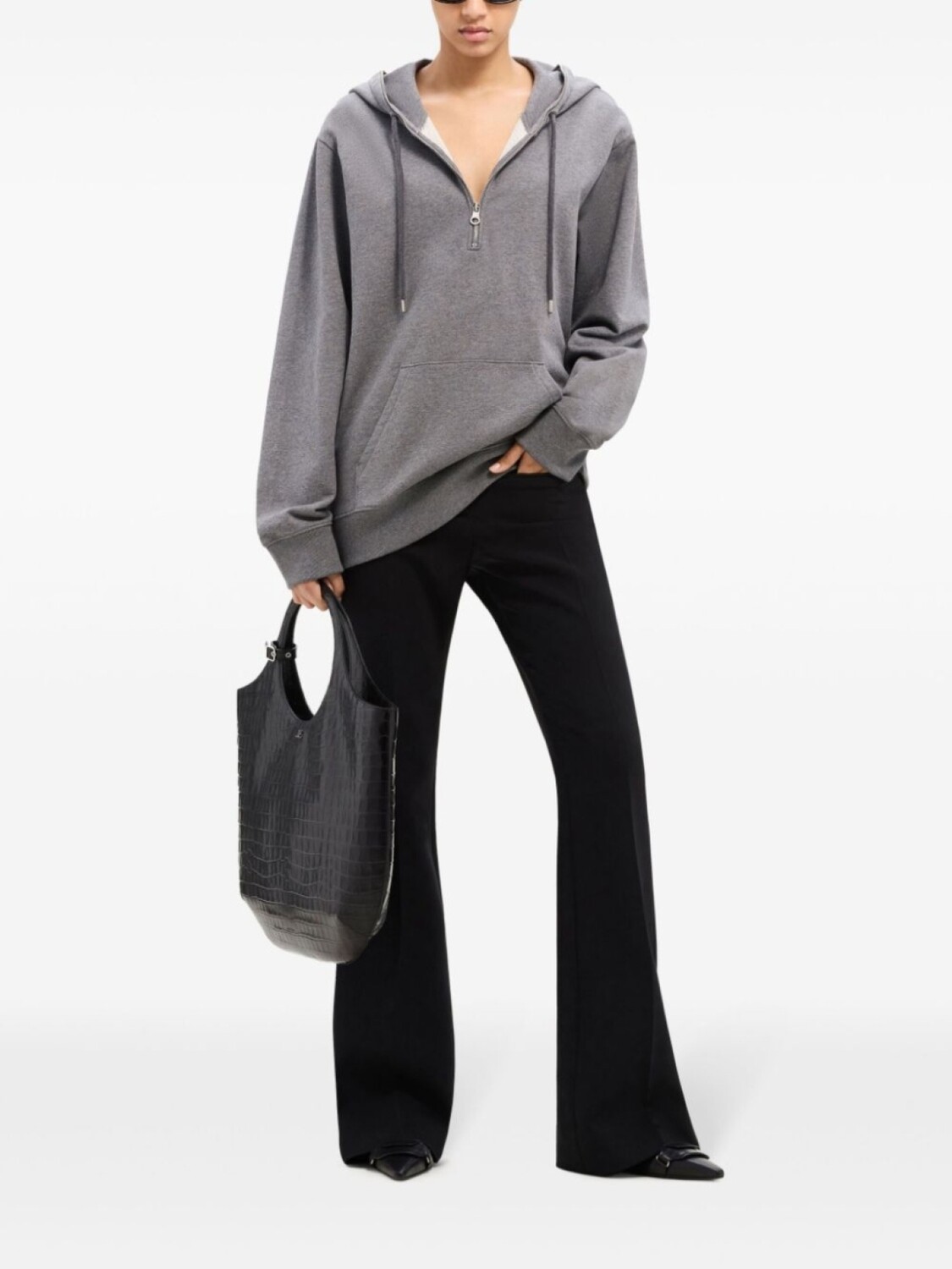 Courrèges флисовое худи на молнии, серый
Courrèges флисовое худи на молнии, серый