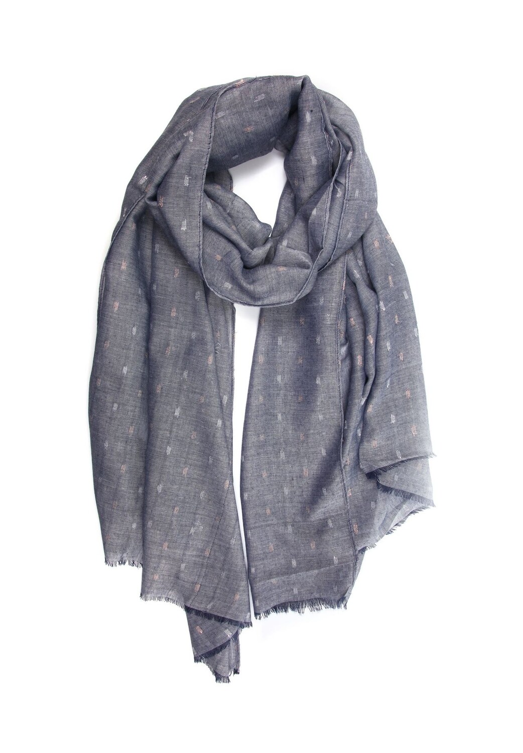 Шарф Пауахи, вышитый блестящими нитками Collezione alessandro, синий
Шарф Пауахи, вышитый блестящими нитками Collezione alessandro, синий