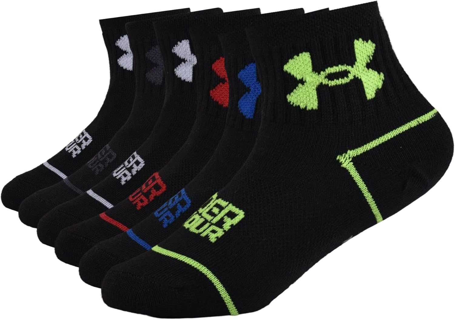 Under Armour детские носки Essential Quarter, набор, Black Logo
Under Armour детские носки Essential Quarter, набор, Black Logo