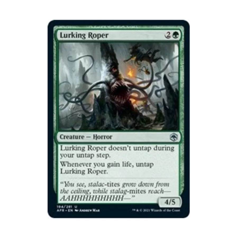 CCG Скрывающийся Ропер (U), MTG - Adventures in the Forgotten Realms
CCG Скрывающийся Ропер (U), MTG - Adventures in the Forgotten Realms