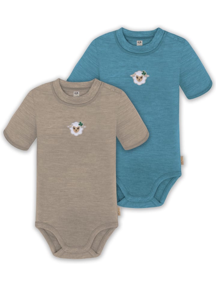 Normani Outdoor Sports Комплект из 2 детских боди из мериносовой шерсти, бежево-голубого цвета
Normani Outdoor Sports Комплект из 2 детских боди из мериносовой шерсти, бежево-голубого цвета