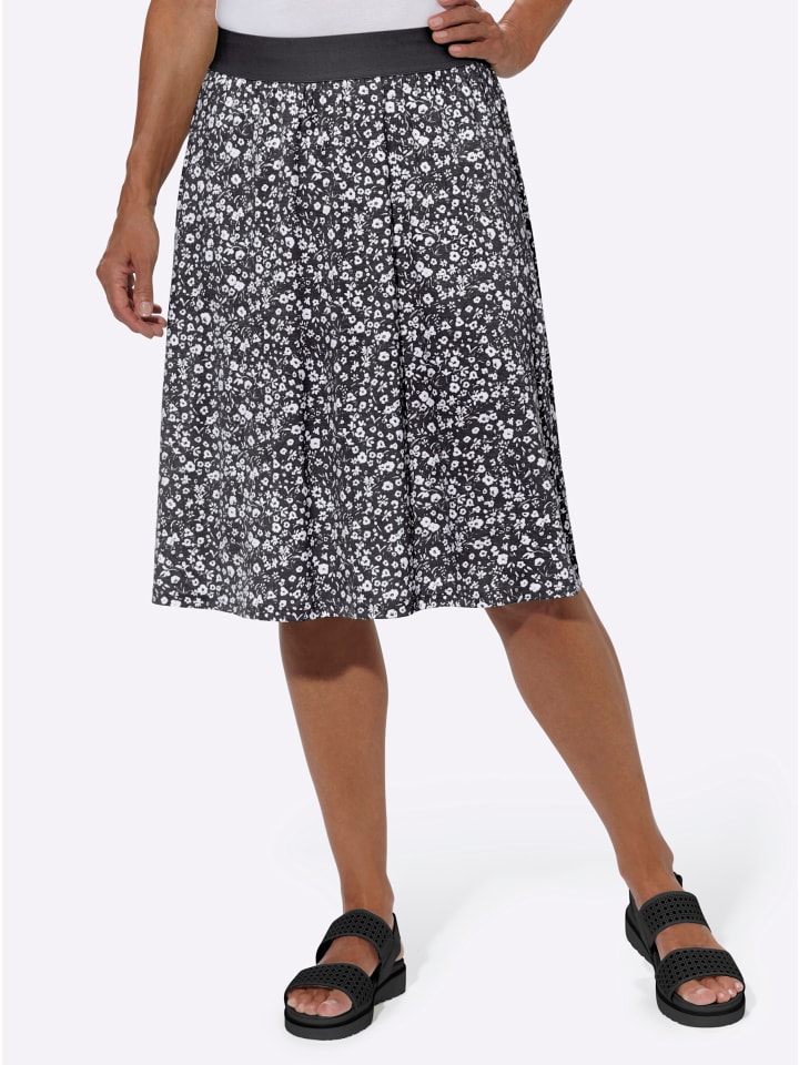 Юбка из джерси черного цвета с черно-белым принтом WITT WEIDEN
Юбка из джерси черного цвета с черно-белым принтом WITT WEIDEN