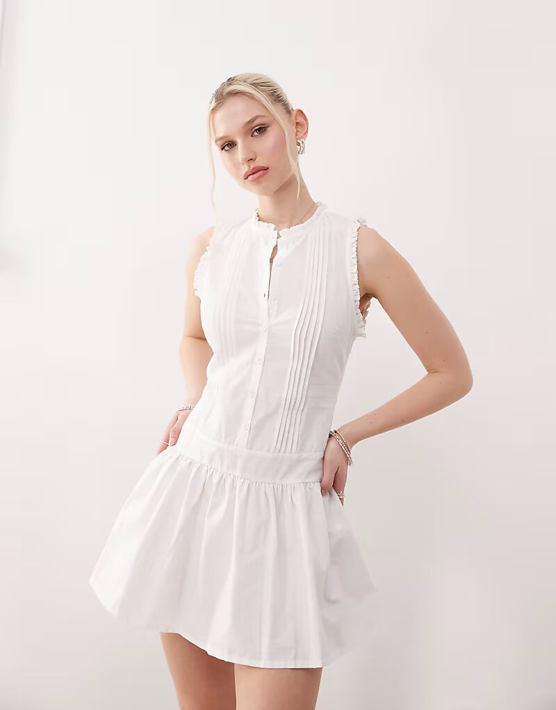 Мини-платье Motel Dayara Pintuck белого цвета
Мини-платье Motel Dayara Pintuck белого цвета