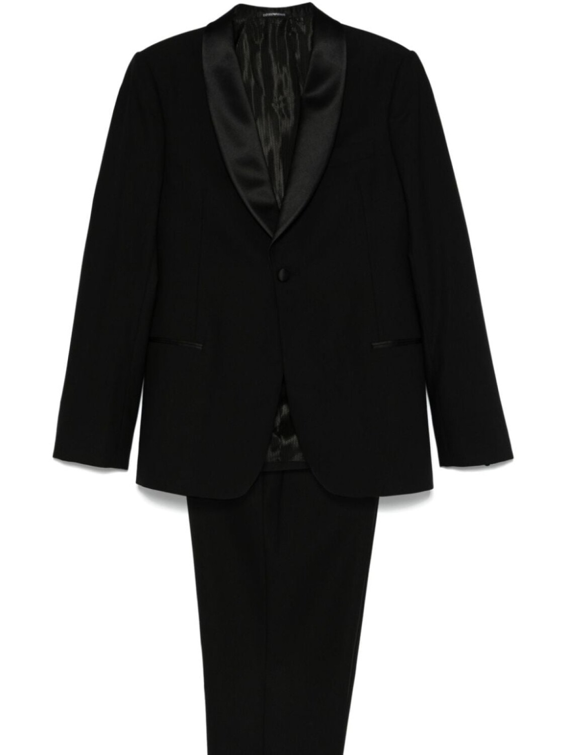 Emporio Armani костюм-двойка из вирджинской шерсти, черный
Emporio Armani костюм-двойка из вирджинской шерсти, черный