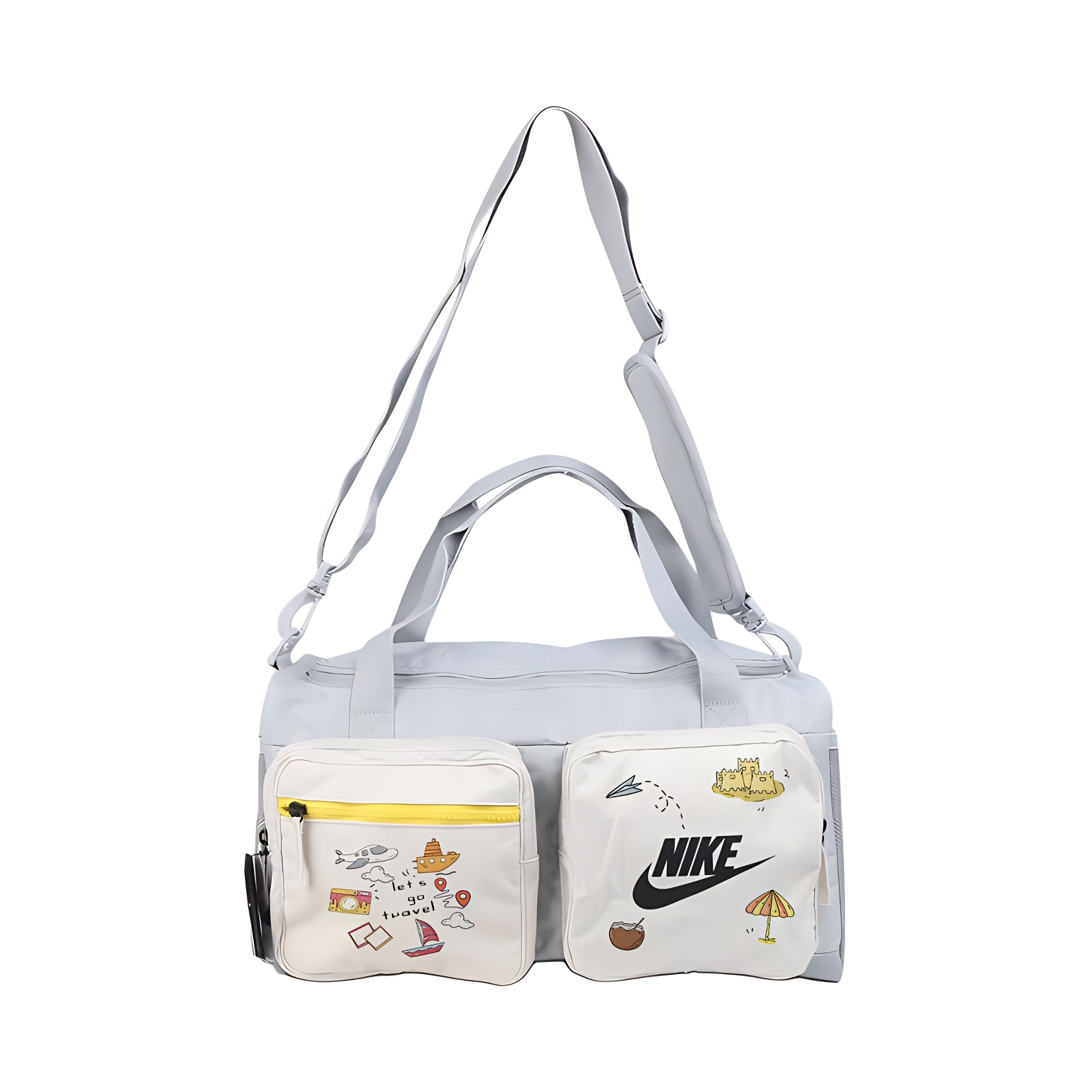 Nike Тканевая дорожная сумка унисекс светло-дымчато-серый, Travel
Nike Тканевая дорожная сумка унисекс светло-дымчато-серый, Travel