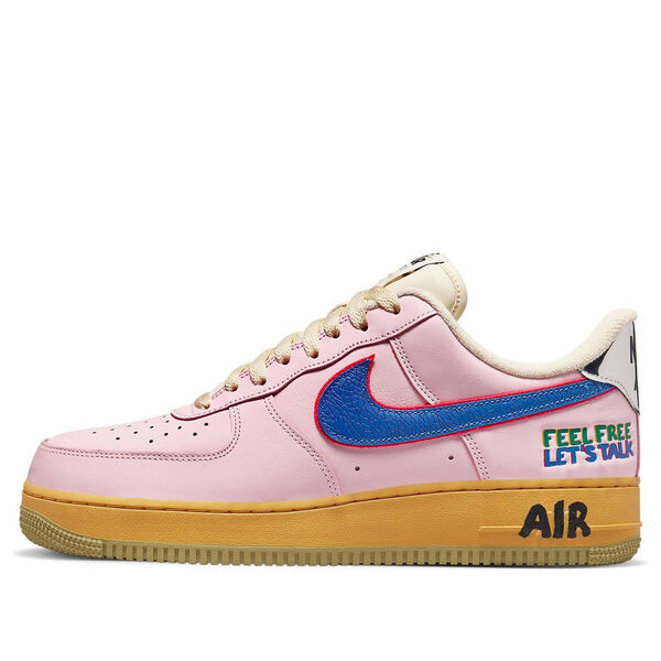 Кроссовки air force 1 low 'feel free, let's talk' Nike, розовый
Кроссовки air force 1 low 'feel free, let's talk' Nike, розовый