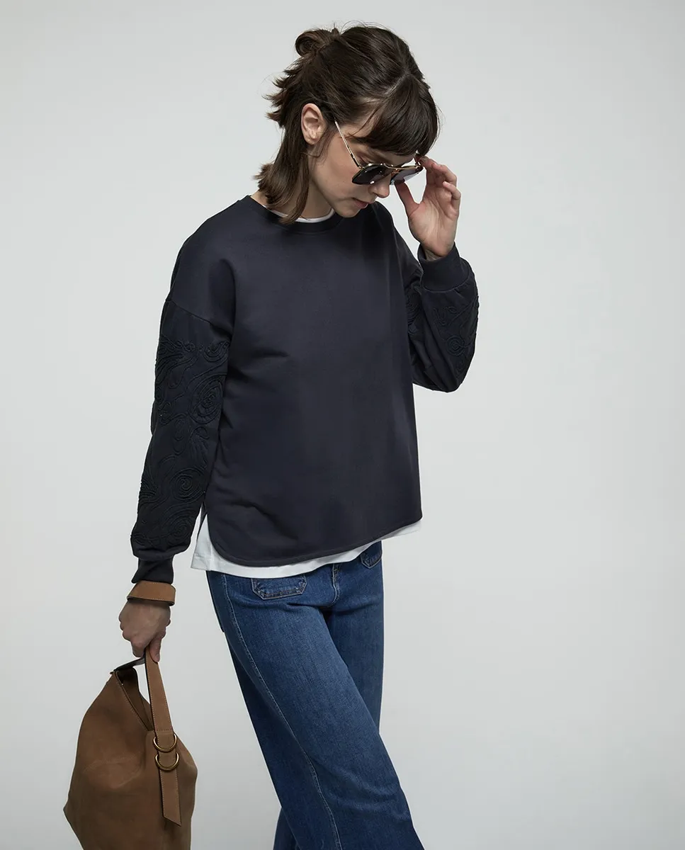 Костюм с толстовкой и шнурком Sfera, темно-синий
Костюм с толстовкой и шнурком Sfera, темно-синий