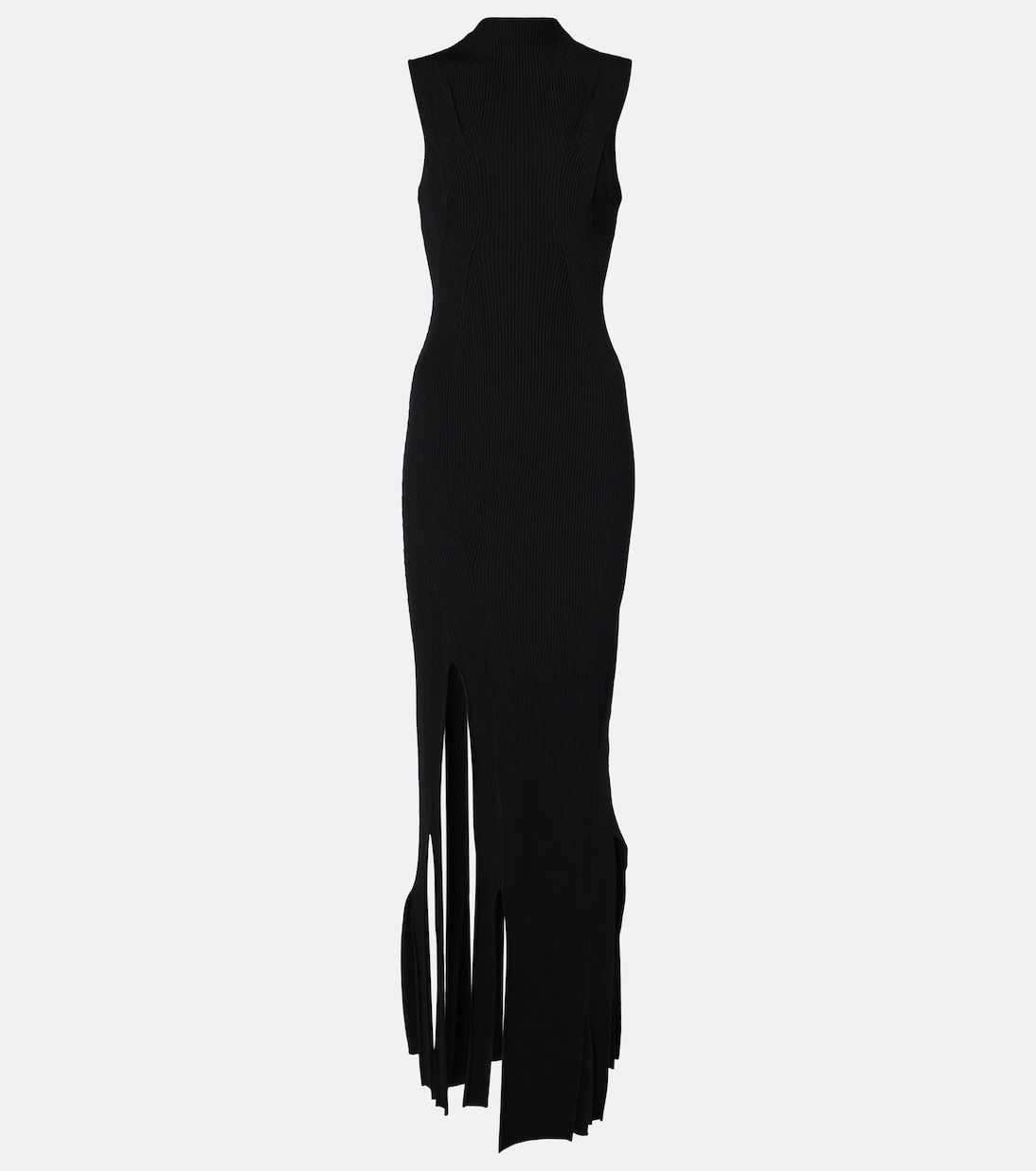 Платье из плиссированного ребристой ткани Victoria Beckham, черный
Платье из плиссированного ребристой ткани Victoria Beckham, черный