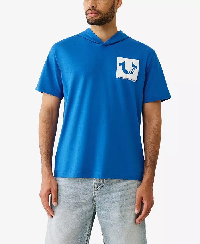 Мужская футболка с коротким рукавом и капюшоном True Religion, синий
Мужская футболка с коротким рукавом и капюшоном True Religion, синий