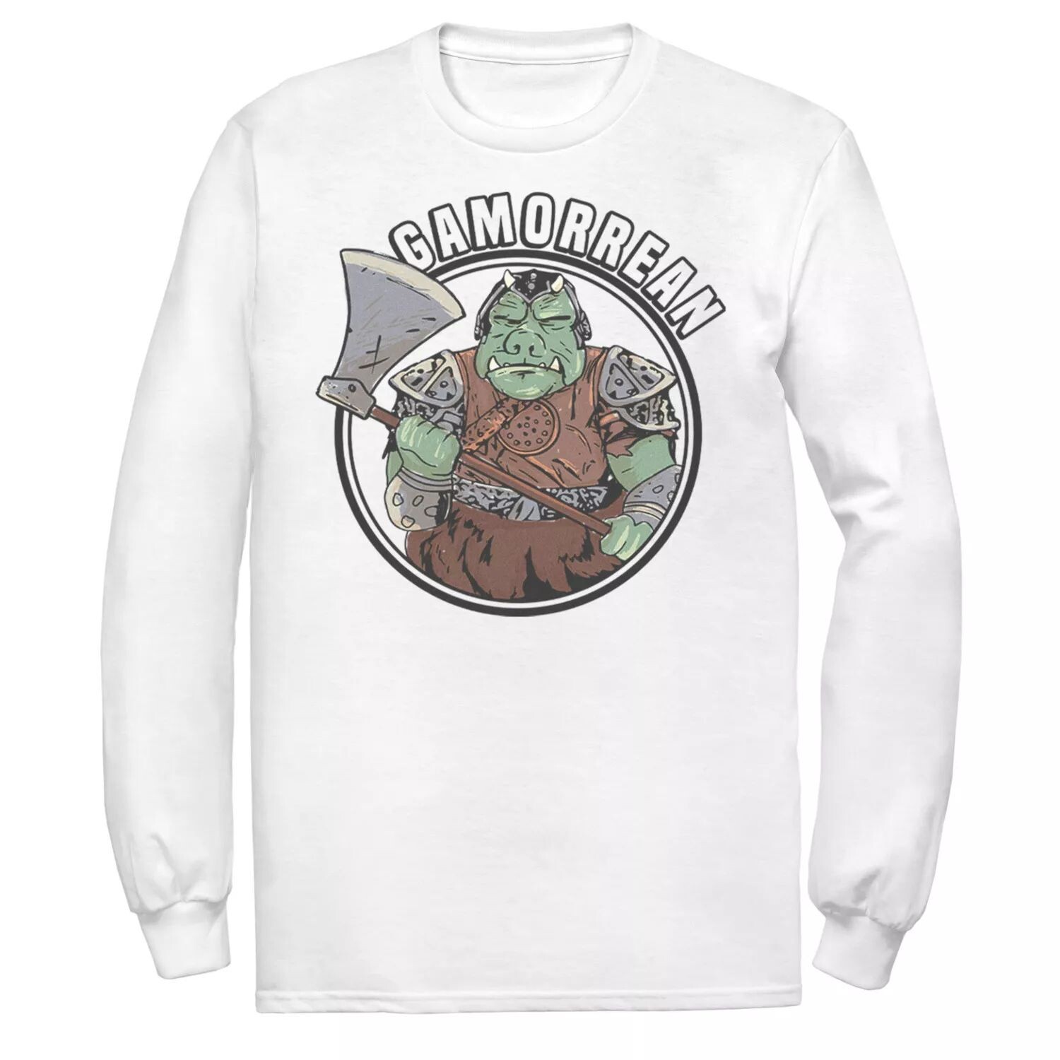 Мужская футболка с рисунком «Звездные войны» The Mandalorian Gamorean Circle Licensed Character
Мужская футболка с рисунком «Звездные войны» The Mandalorian Gamorean Circle Licensed Character