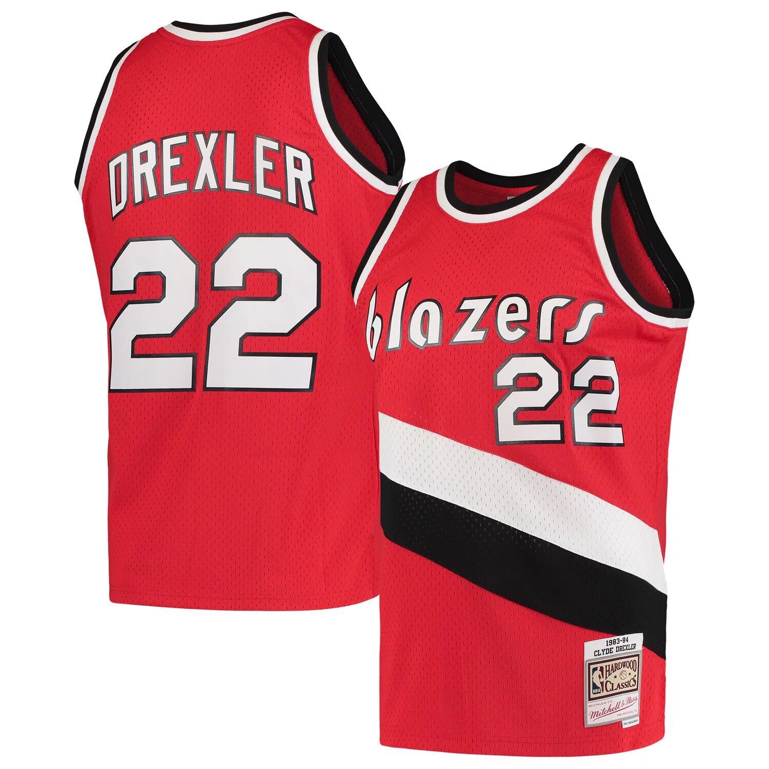 Мужская майка Mitchell & Ness Clyde Drexler Red Portland Trail Blazers Hardwood Classics 1983-84 Swingman Джерси
Мужская майка Mitchell & Ness Clyde Drexler Red Portland Trail Blazers Hardwood Classics 1983-84 Swingman Джерси