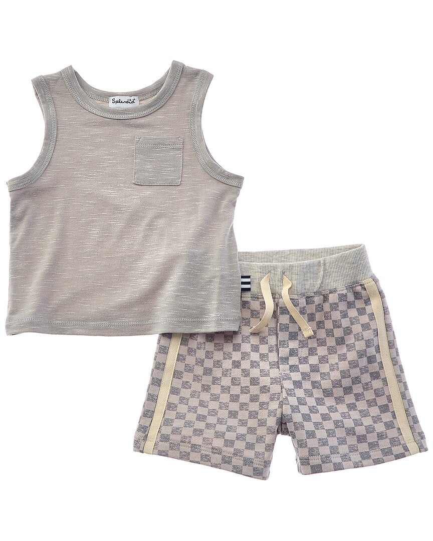 Великолепный комплект из 2 предметов «День на пляже»: майка и шорты Splendid, серый
Великолепный комплект из 2 предметов «День на пляже»: майка и шорты Splendid, серый