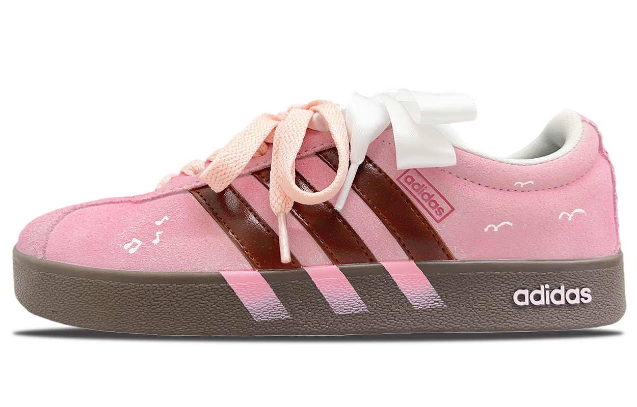 Adidas Neo ВЛ Корт 2.0 устойчивые к истиранию лоу-топ скейтборд кроссовки унисекс коричневый порошок - коричневый розовый, цвет Brown Pink 
Adidas Neo ВЛ Корт 2.0 устойчивые к истиранию лоу-топ скейтборд кроссовки унисекс коричневый порошок - коричневый розовый, цвет Brown Pink