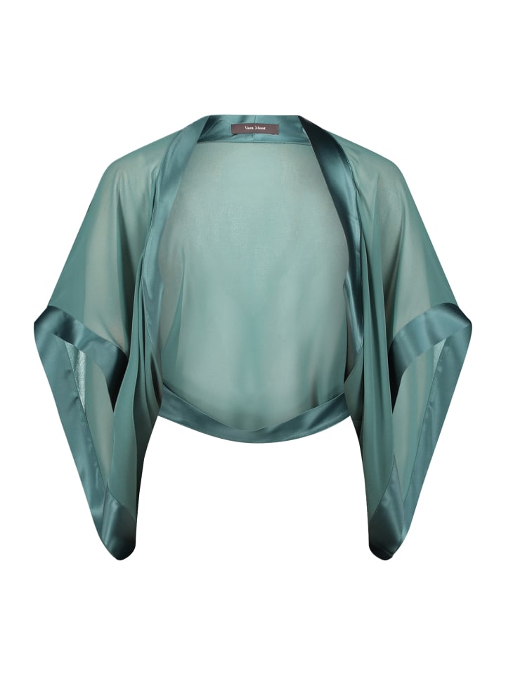 Vera Mont Шифоновый шарф с рукавами три четверти, темно-изумрудного цвета
Vera Mont Шифоновый шарф с рукавами три четверти, темно-изумрудного цвета