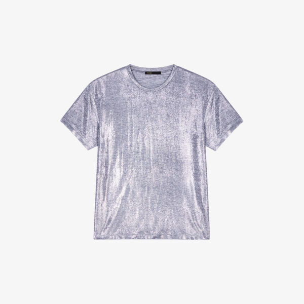 Футболка из эластичной ткани с металлизированной ламе и короткими рукавами Maje, цвет noir / gris
Футболка из эластичной ткани с металлизированной ламе и короткими рукавами Maje, цвет noir / gris