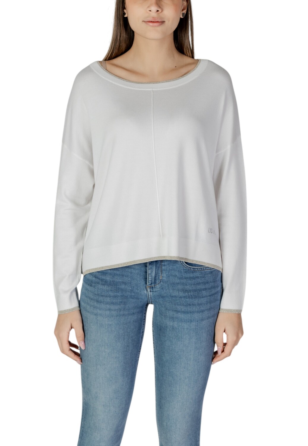 Джемпер женский Liu Jo с окантовкой, белый
Джемпер женский Liu Jo с окантовкой, белый