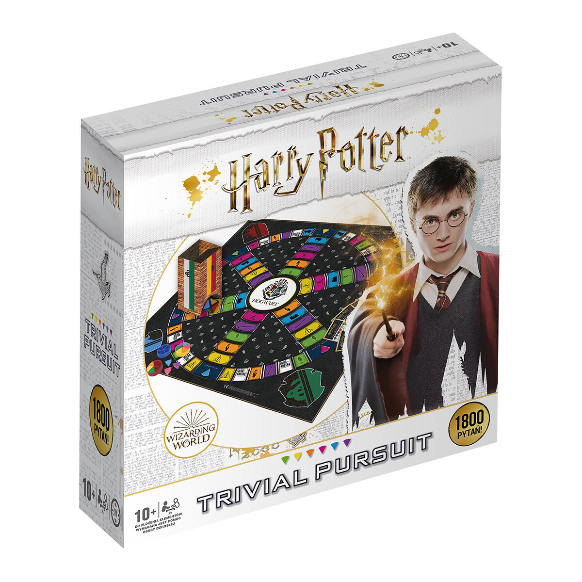 Trivial Pursuit Harry Potter Deluxe, игра для вечеринок, выигрышные ходы Winning Moves
Trivial Pursuit Harry Potter Deluxe, игра для вечеринок, выигрышные ходы Winning Moves