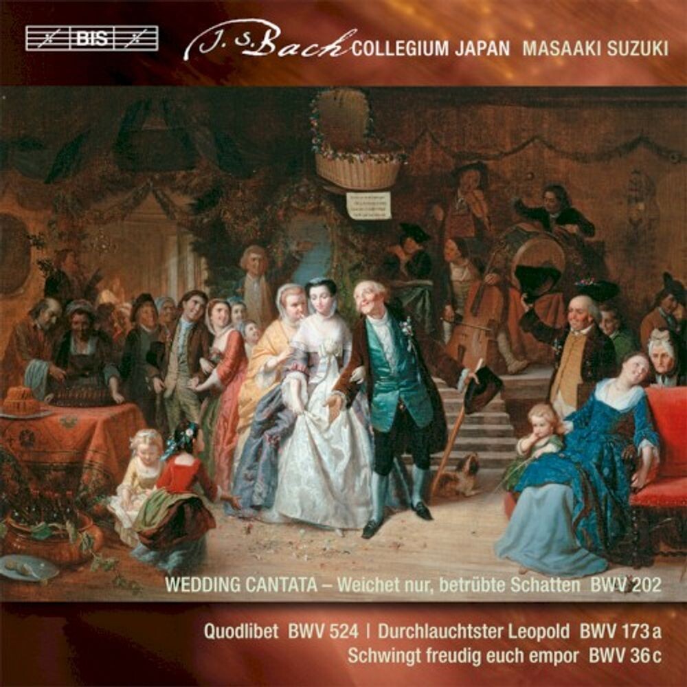 Диск CD J.S. Bach: Wedding Cantata / Quodibet / Durchlauchster Leopold / Schwingt freudig euch empor - Johann Sebastian Bach, Bach Collegium Japan, Masaaki Suzuki
Диск CD J.S. Bach: Wedding Cantata / Quodibet / Durchlauchster Leopold / Schwingt freudig euch empor - Johann Sebastian Bach, Bach Collegium Japan, Masaaki Suzuki