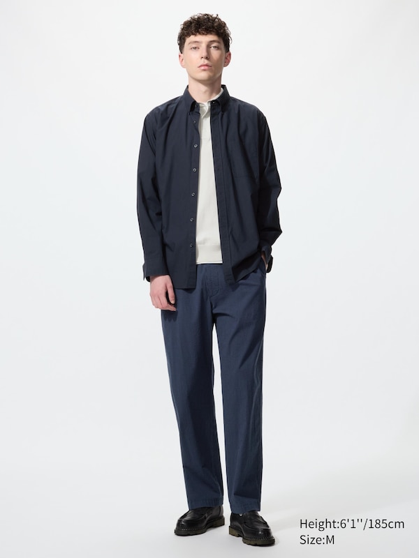 Эластичные брюки Easy из сирсакера Uniqlo, 69 navy
Эластичные брюки Easy из сирсакера Uniqlo, 69 navy